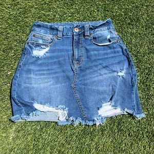 Denim Mini Skirt